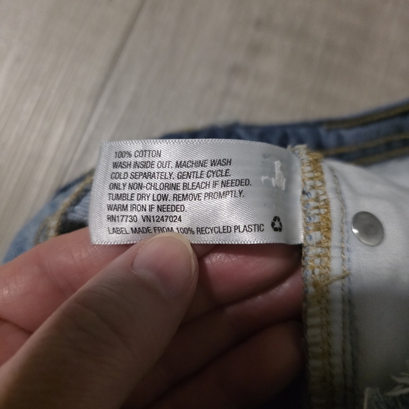 Wild Fable Patchwork Jean Shorts - Light and Dark Blue - Picture 7 of 10